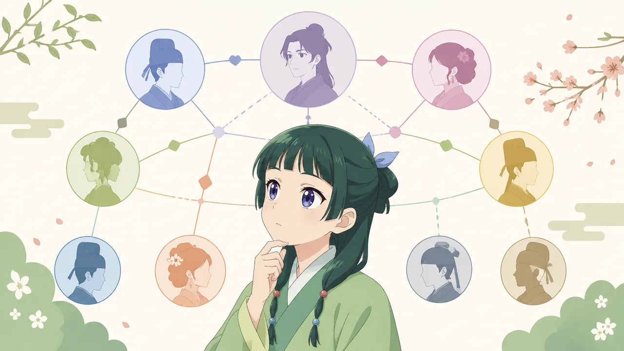 薬屋のひとりごと相関図｜猫猫と壬氏を中心に人物関係を解説