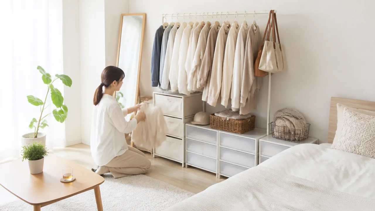 一人暮らしで収納がない悩みを解決する狭い部屋の収納アイデア