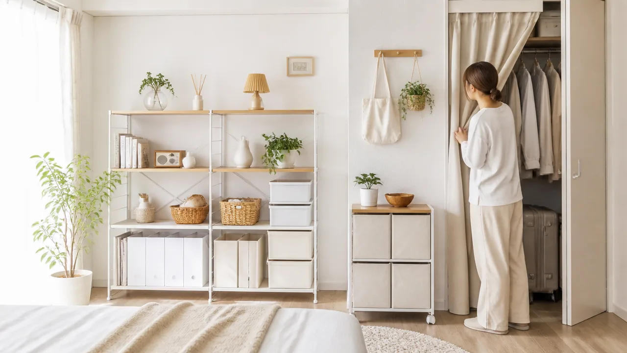 一人暮らしで収納がない悩みを解決する狭い部屋の収納アイデア